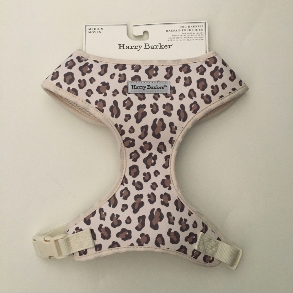 Dog Harness (M) Leopard Print for Medium Size Pets | Harry Barker